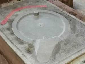 Quantock Patterns Brake Plate Casting